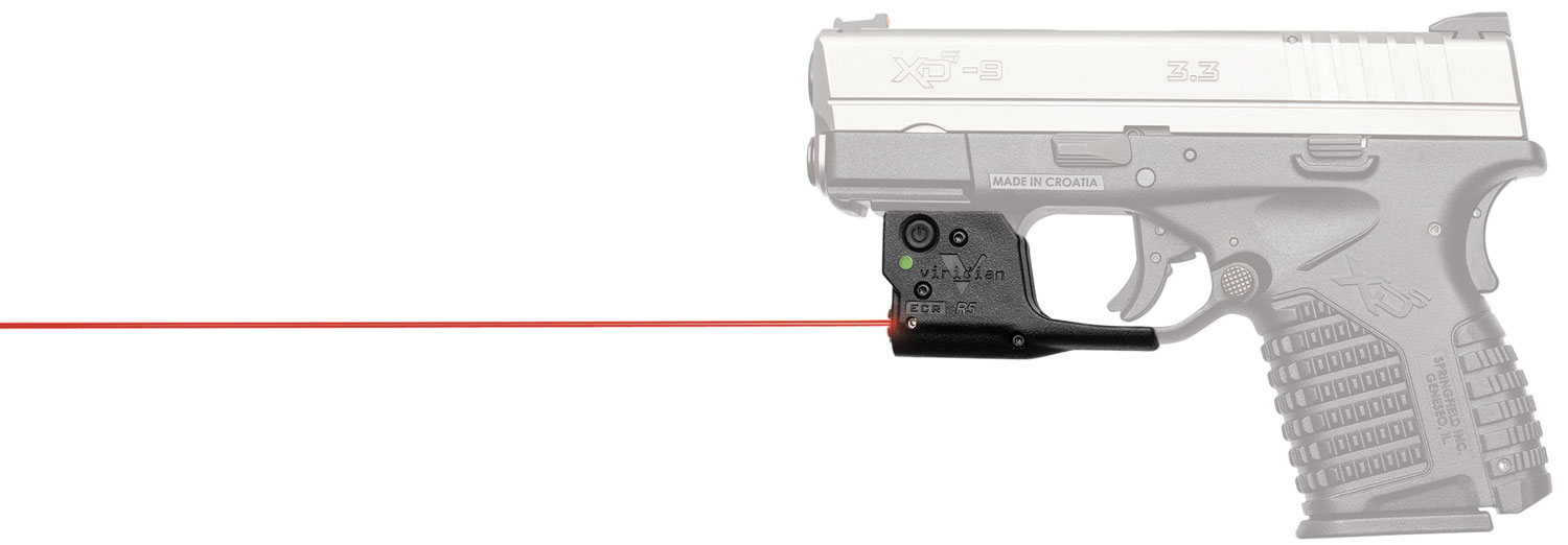 Viridian Reactor R5 Gen 2 Red Laser Sight for Springfield XDs 9/40/45 w/ECR w/Ambidextrous IWB Holster