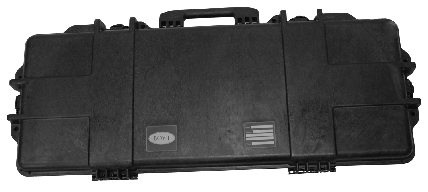 Boyt Harness H36SG H-Series Single Gun Case Black Polypropylene with Egg Crate Foam, Dust-Proof O-Ring, Steel Hinge Pins & Carry Handles 36.50