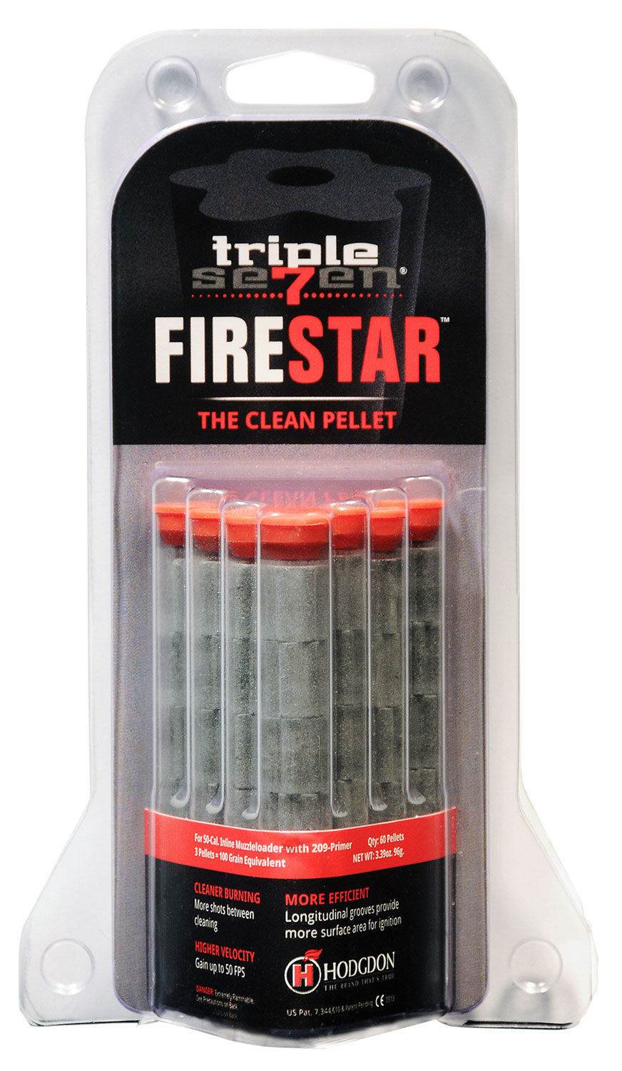 Hodgdon T7FS Triple Seven Firestar Pellets 60 Per Pack 3.39 oz