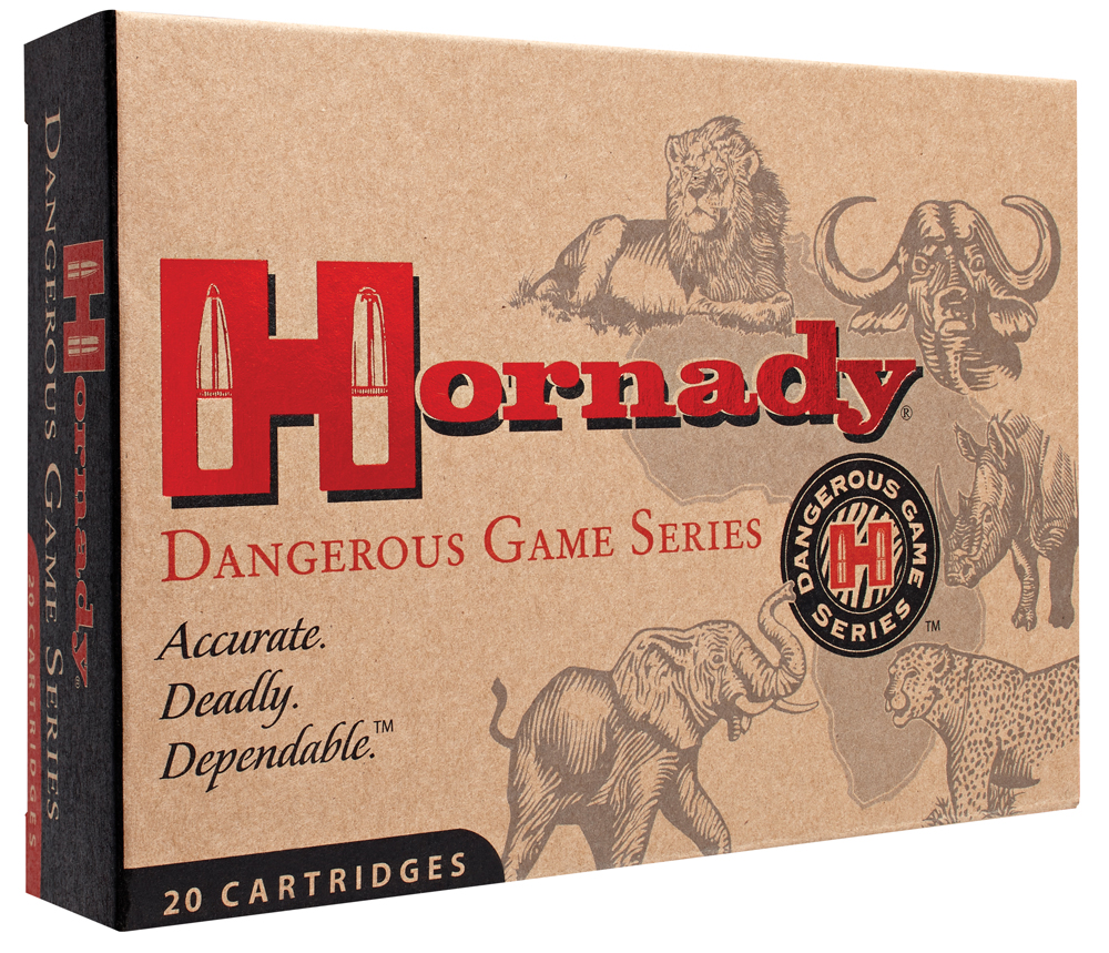Hornady 82682 Dangerous Game  500-416 Nitro Express 400 gr Dangerous Game Solid 20 Bx/ 6 Cs