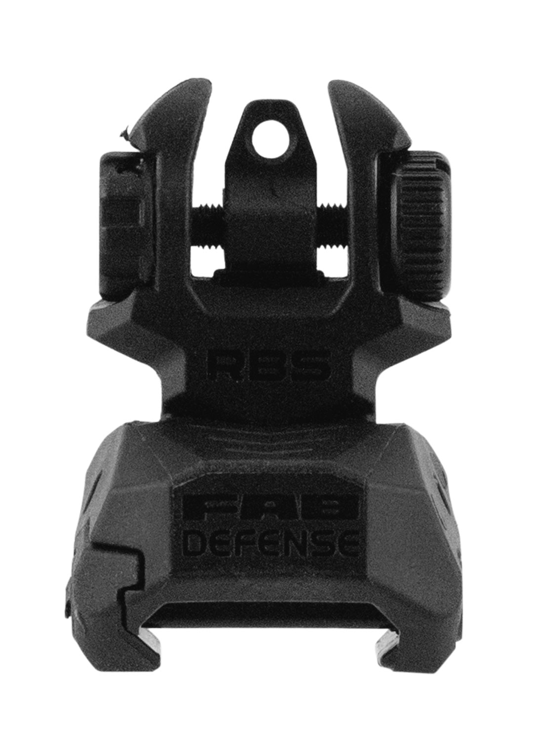 FAB Defense FX-RBS Rear Back-Up Sight  Folding Black for AR-15, M4, M16