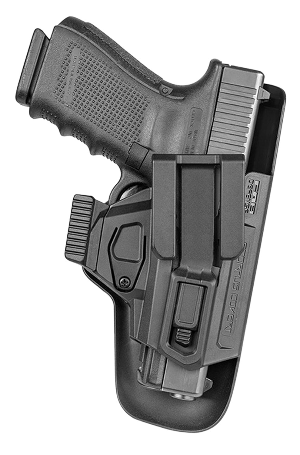 FAB DEFENSE (USIQ) SC-CG9B Scorpus Covert  Inside-The-Waistband Holster Glock 17/19/22/23/26/27/31/32/33 Polymer Black