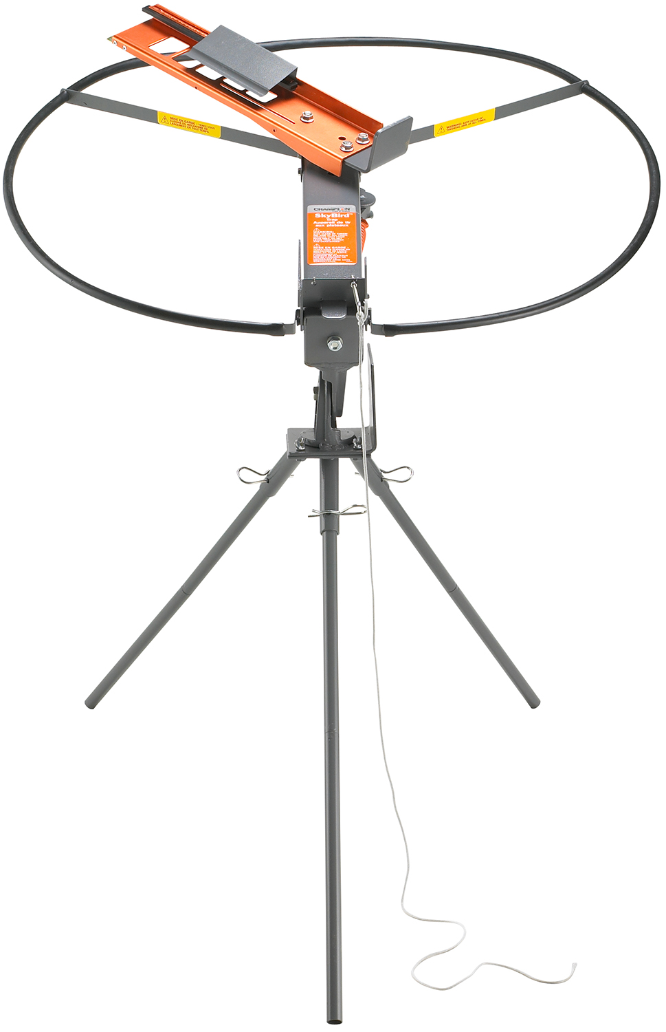 Champion Targets 40906 SkyBird 3/4 Cock Trap Silver Manual Cocking Single