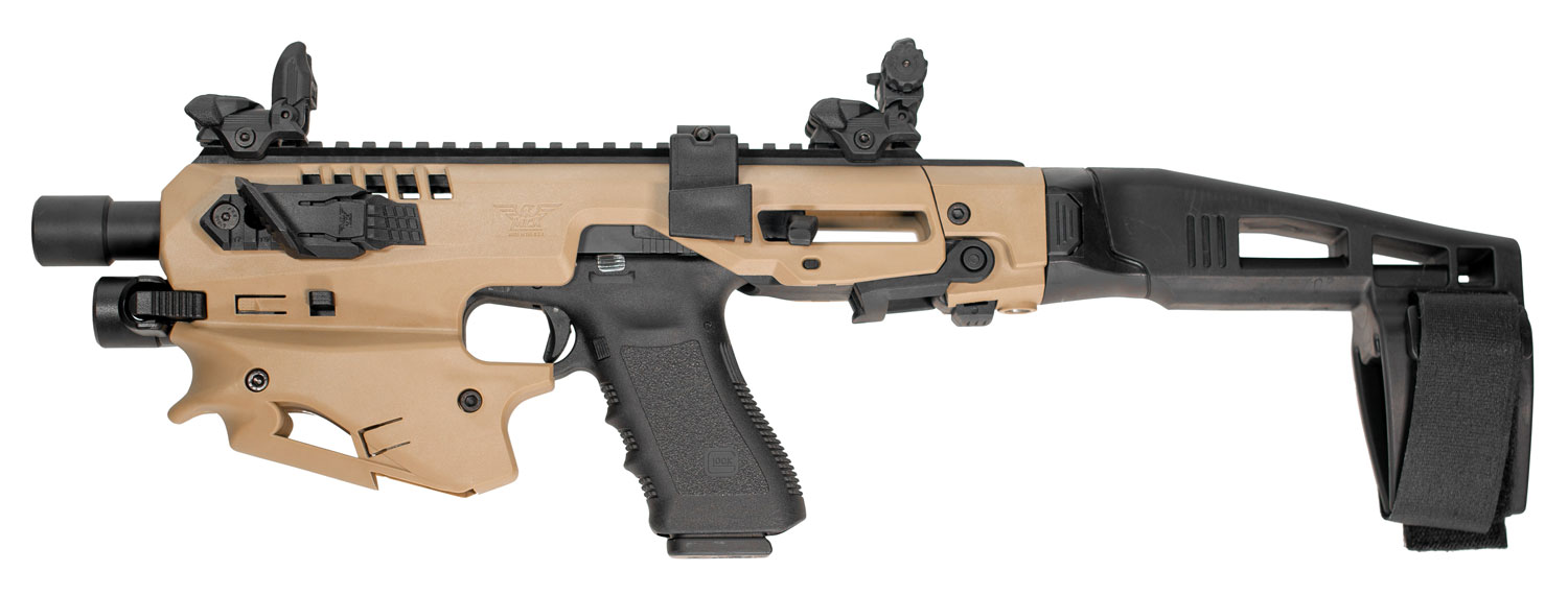 Command Arms MCKTA MCK Advanced Conversion Kit Fits Glock 17/19/19X/22/23/31/32/45 Gen3-5 Flat Dark Earth Synthetic Stock