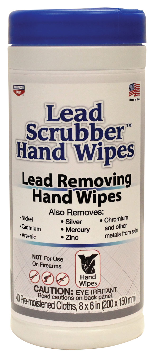 Birchwood Casey Lead Scrubber Hand Wipes  <br>  40 pk.
