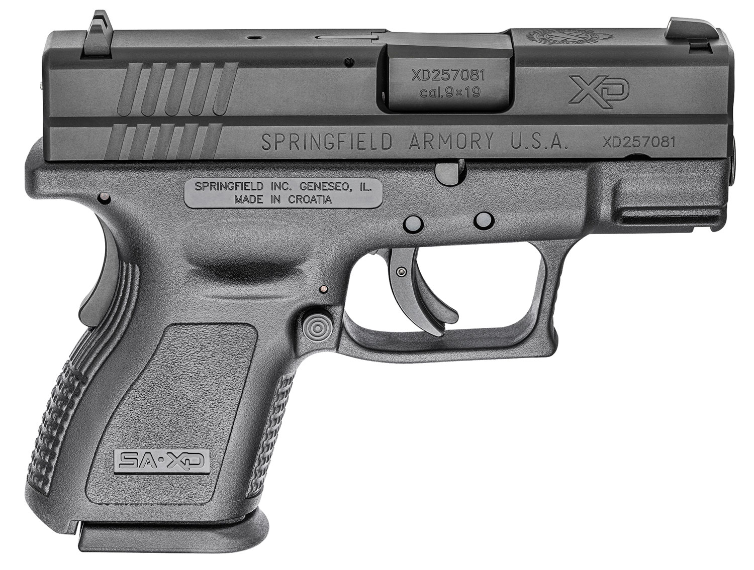 SPRINGFIELD XD SUB-COMPACT 9MM 3