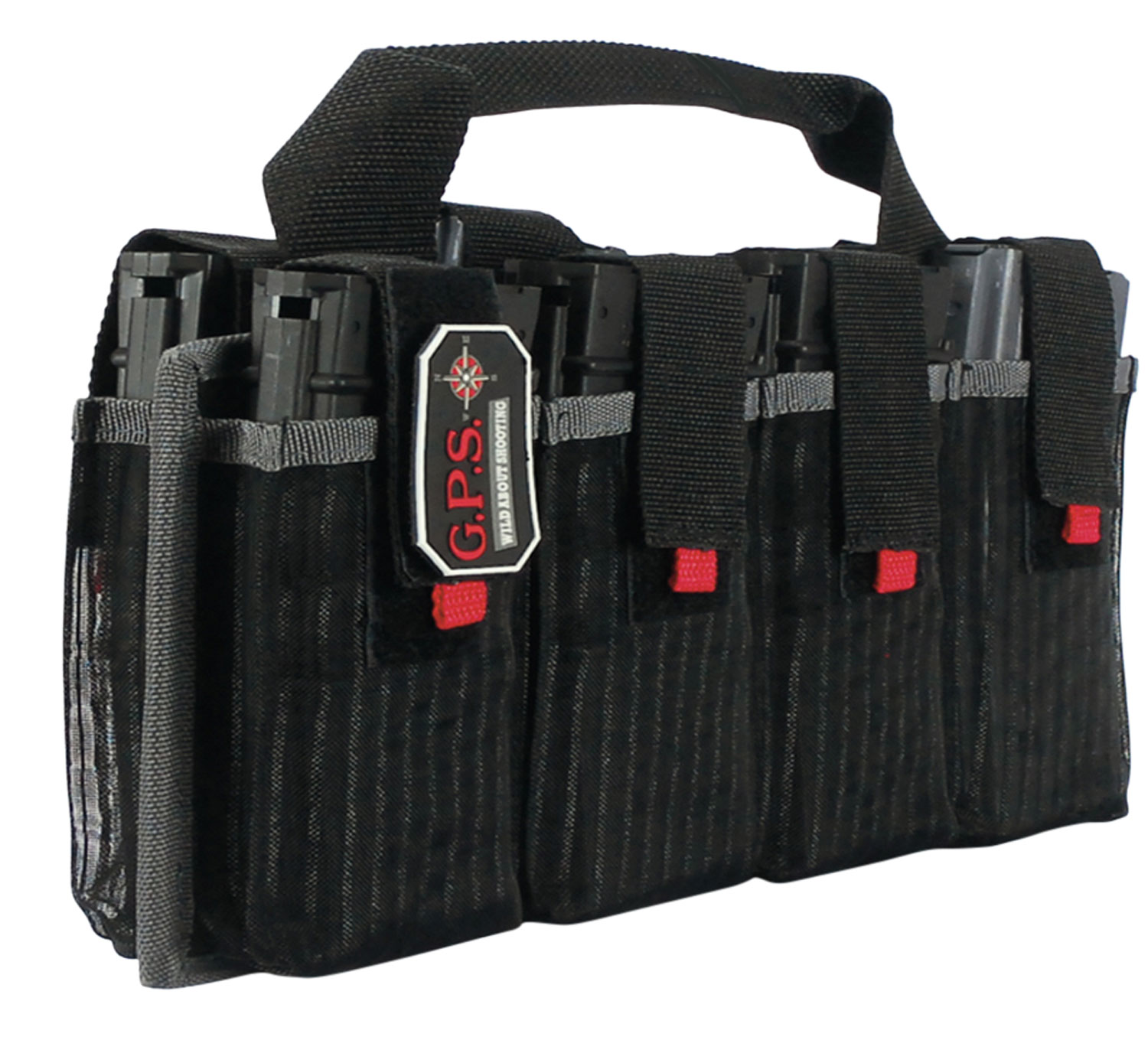GPS AR MAGAZINE TOTE HOLDS 8-AR STYLE MAGS BLACK