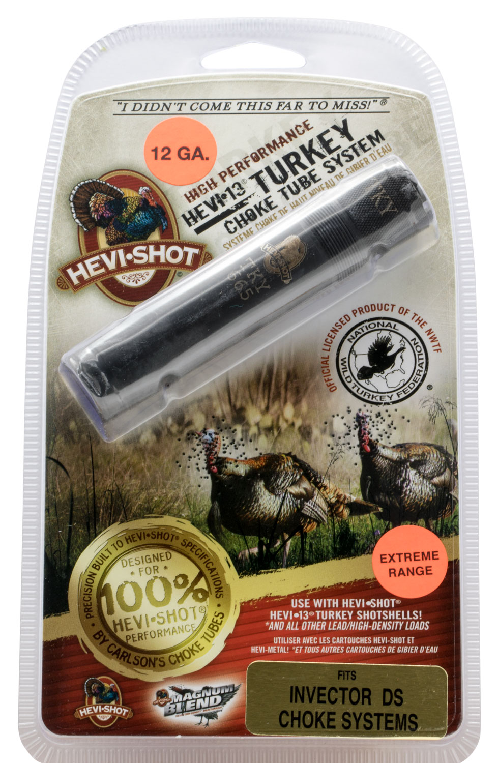 HEVI-Shot 84531 Hevi-Choke Turkey Browning Invector-DS 12 Gauge Turkey 17-4 Stainless Steel Black (Non-Ported)