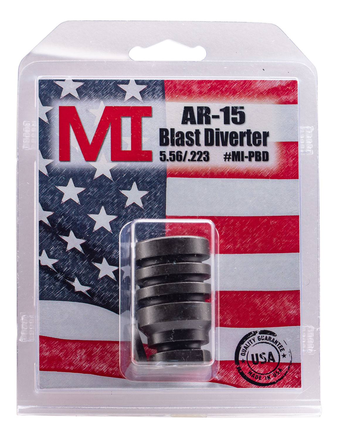 MI PISTOL BLAST DIVERTER 1/2-28