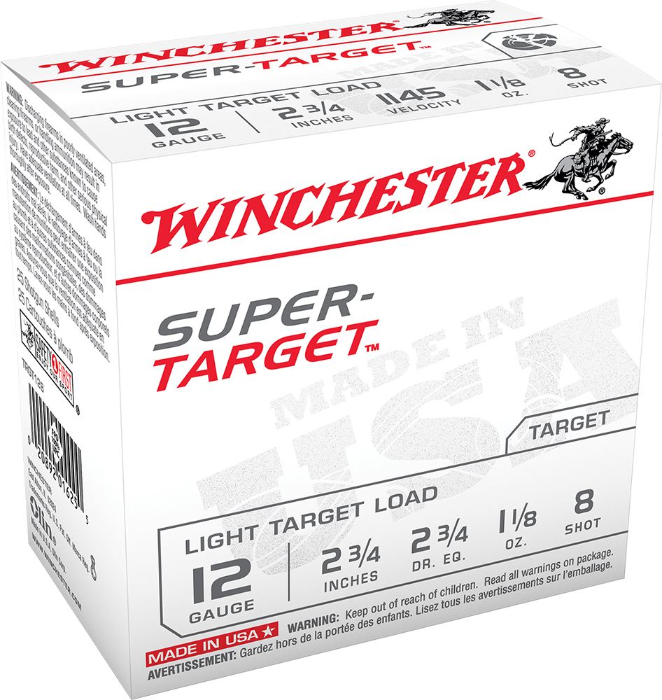 WINCHESTER TARGET 12GA 1145FPS CASE LOTS 1-1/8OZ #8