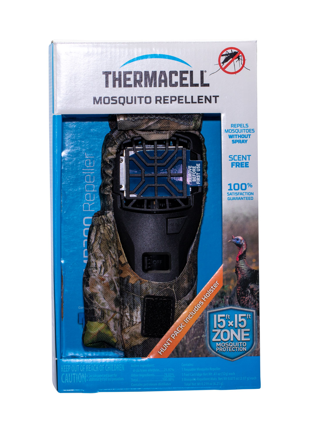 Thermacell MR300F MR300 Portable Repeller Camo Effective 15 ft Odorless Scent Repels Mosquito Effective Up to 12 hrs
