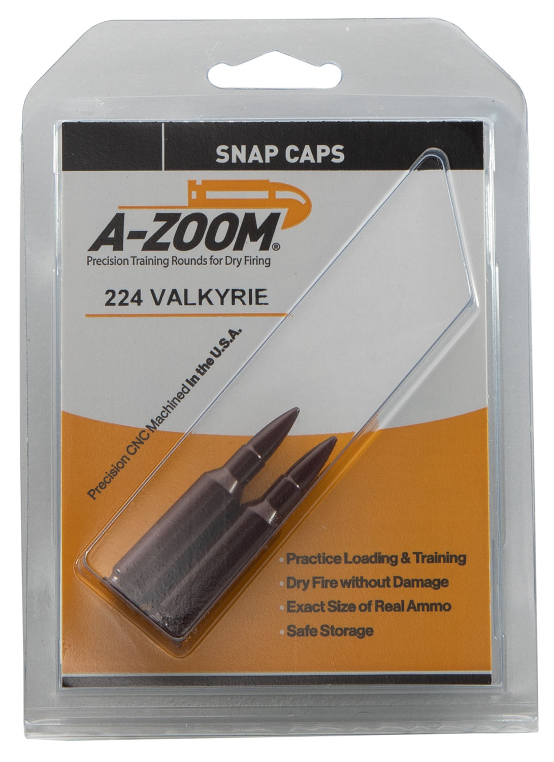 A-ZOOM METAL SNAP CAP .224 VALKYRIE 2-PACK