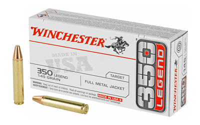 Winchester Ammo USA3501 USA  350 Legend 145 gr Full Metal Jacket (FMJ) 20 Bx/10 Cs