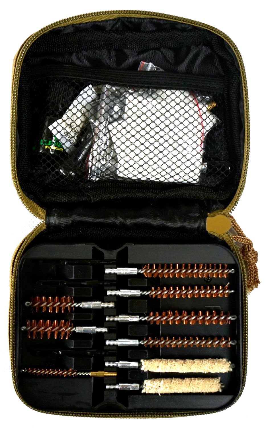 Clenzoil 2830 Multi-Caliber Rifle Multi-Caliber Cleaning Kit 13 Piece Tan Case