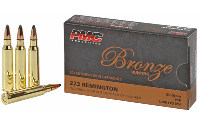 PMC 223SP Bronze CF Rifle 223 Rem 55Gr SP 20Rnd
