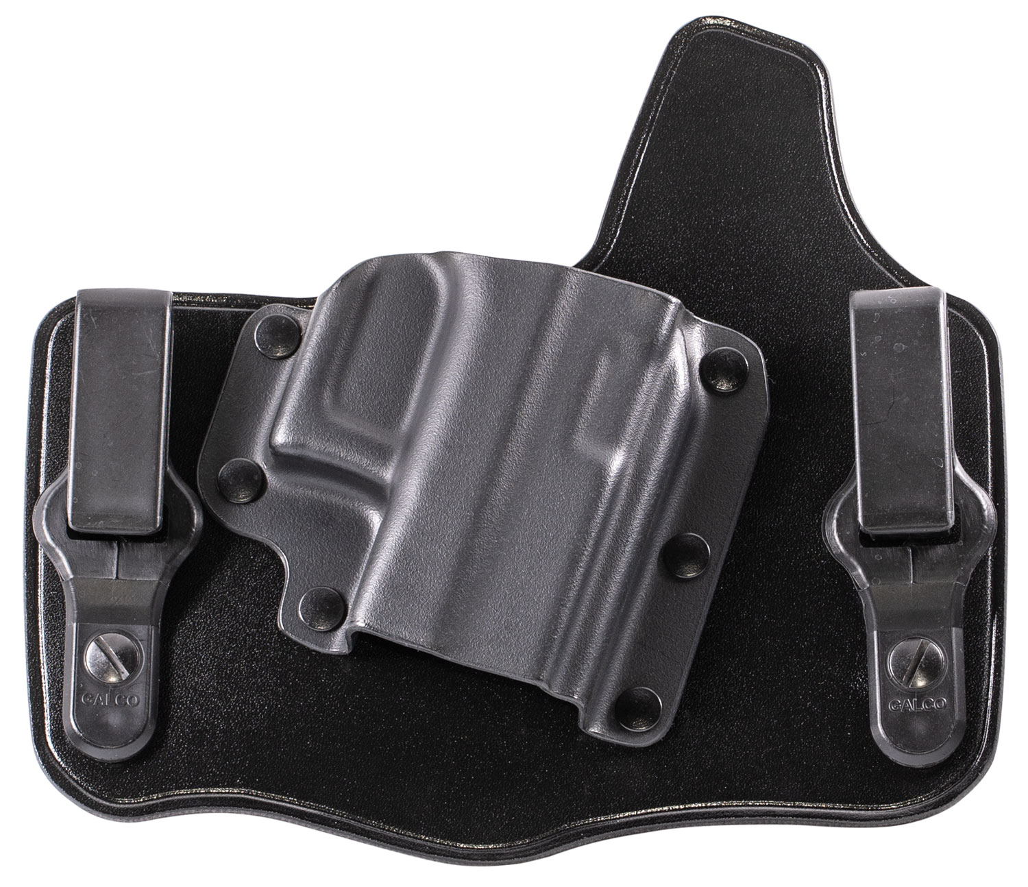 Galco KC800B KingTuk Classic Black Kydex Holster w/Leather Backing IWB fits Glock 43, 43x Right Hand