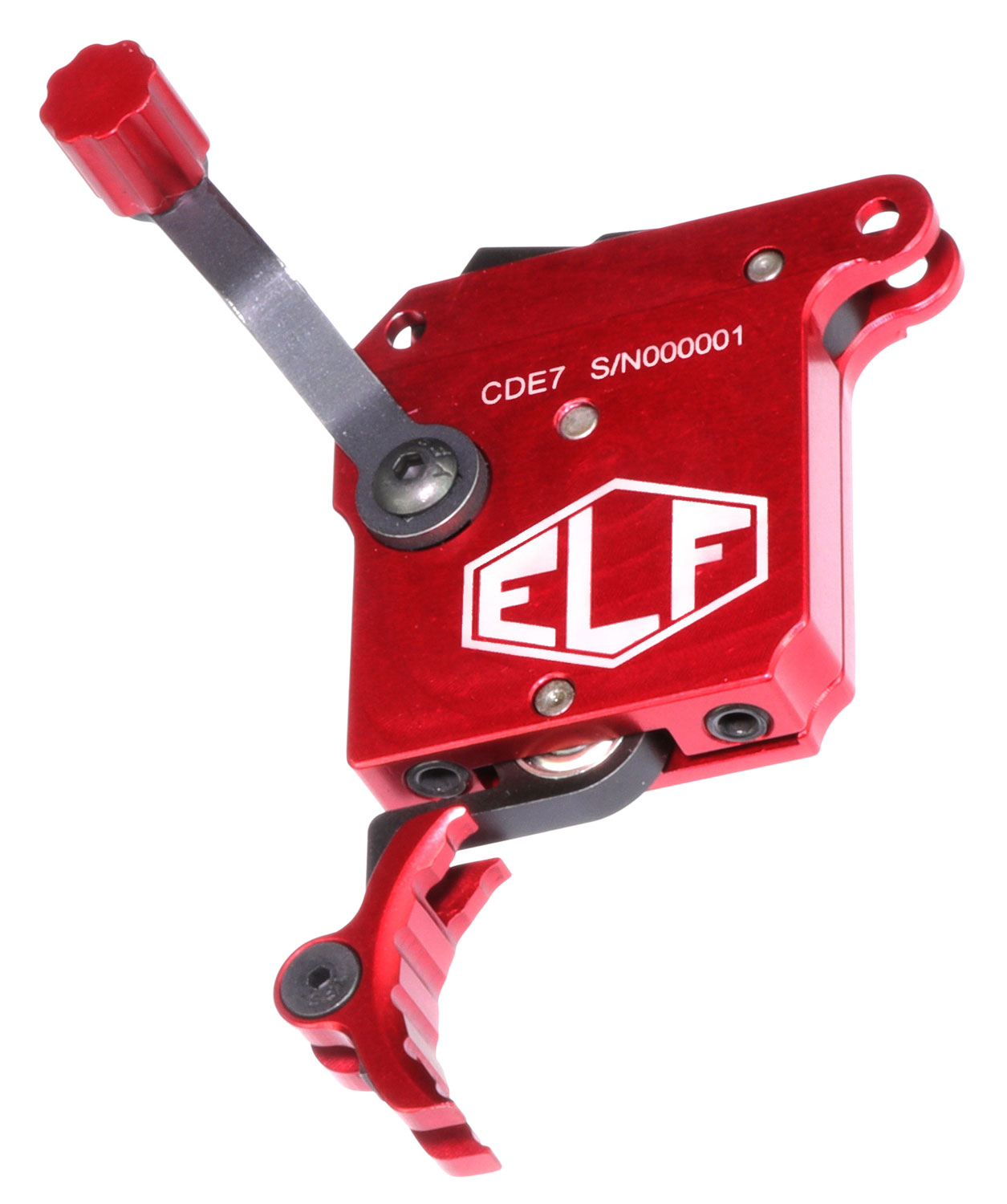 ELFTMANN TRIGGER REMINGTON 700 ADJUSTABLE 2OZ-64OZ W/KNOB RED