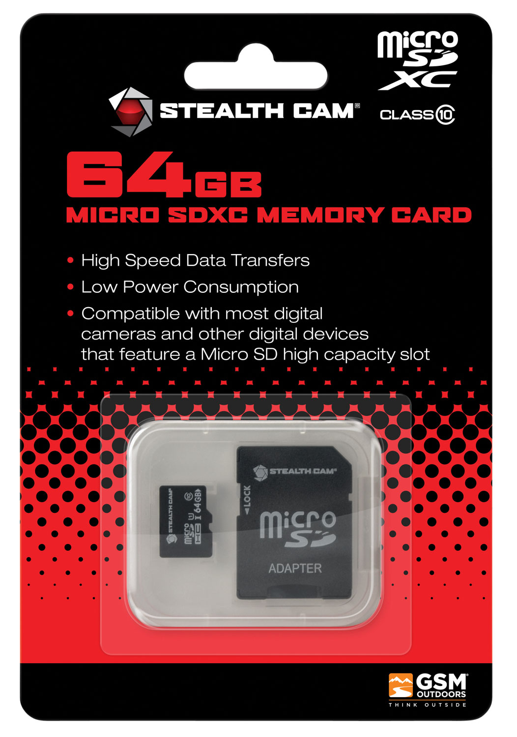 Stealth Cam STC64MICSD Micro SD Memory Card  64GB
