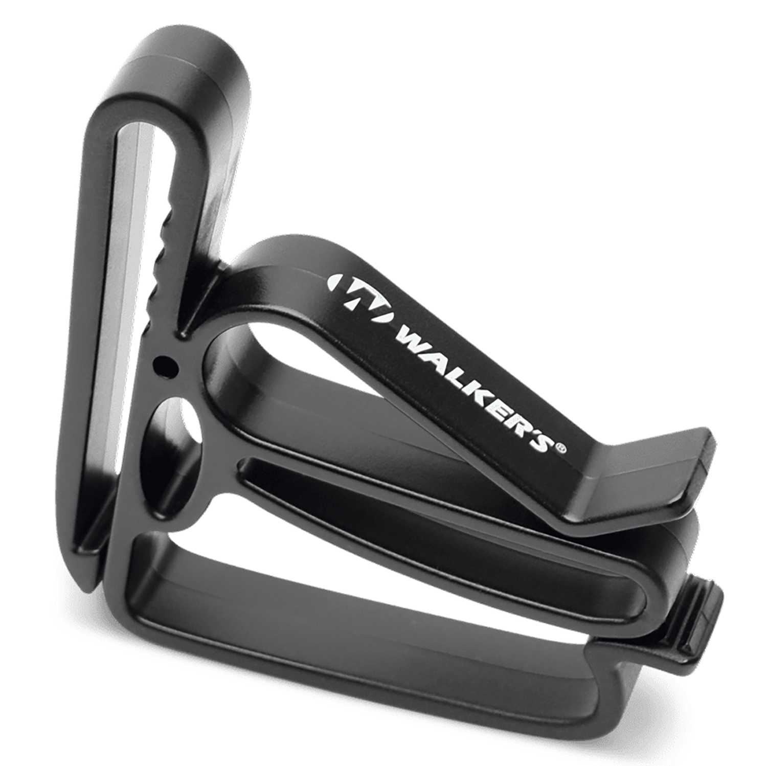Walkers GWPBELTLOOP Belt Clip Holder Universal Belt Loop Black Polymer Belt Clip Mount
