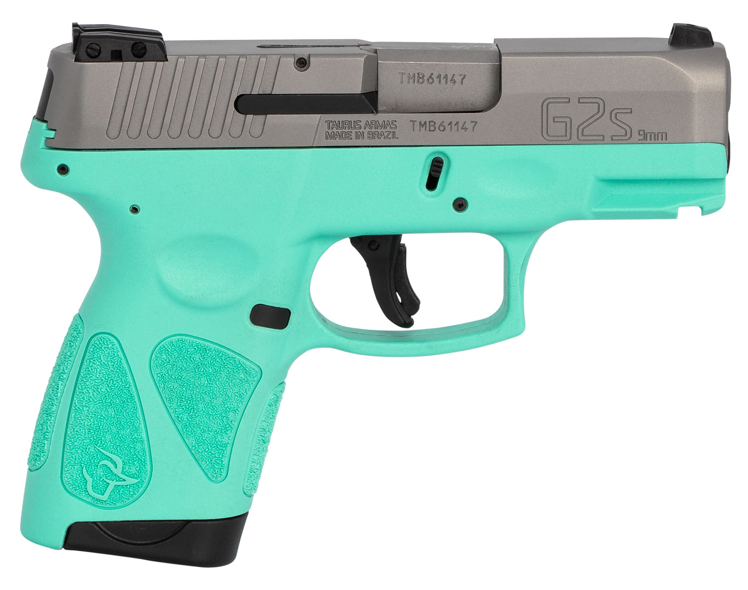 Taurus G2S Pistol  <br>  9mm 3.26 in. Cyan Stainless 7 rd.