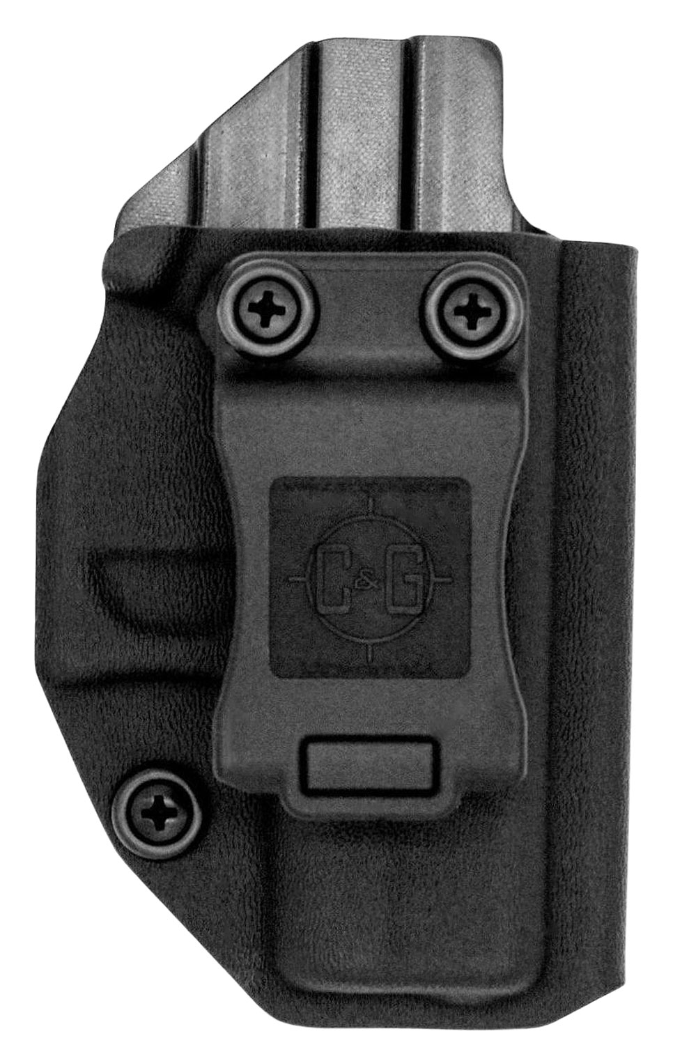 C&G HOLSTERS 040100 Covert IWB Compatible with Glock G19/G23 Kydex Black