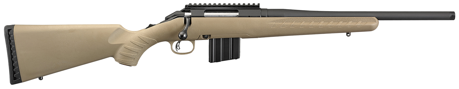 RUGER AMERICAN COMPACT RANCH FDE .350 LEGEND 16.38