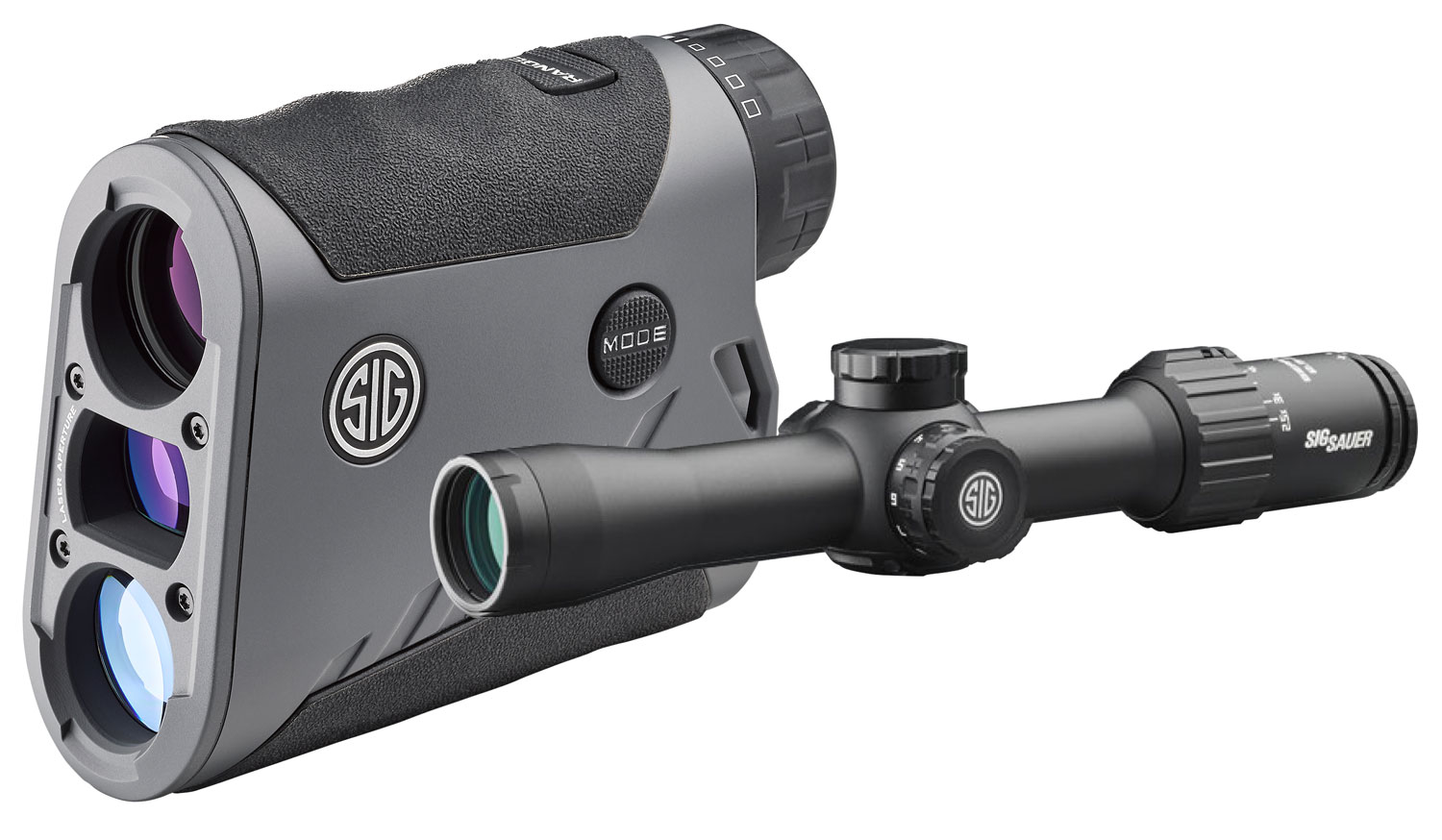 Sig Sauer Electro-Optics SOK16BDX01 Kilo BDX Combo  Range Finder/Riflescope Combo 6x 22mm 2000 yds 34.18 ft @ 100 yds FOV Black/Gray