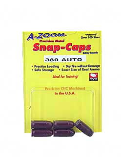 A-ZOOM METAL SNAP CAP  .380ACP 5-PACK