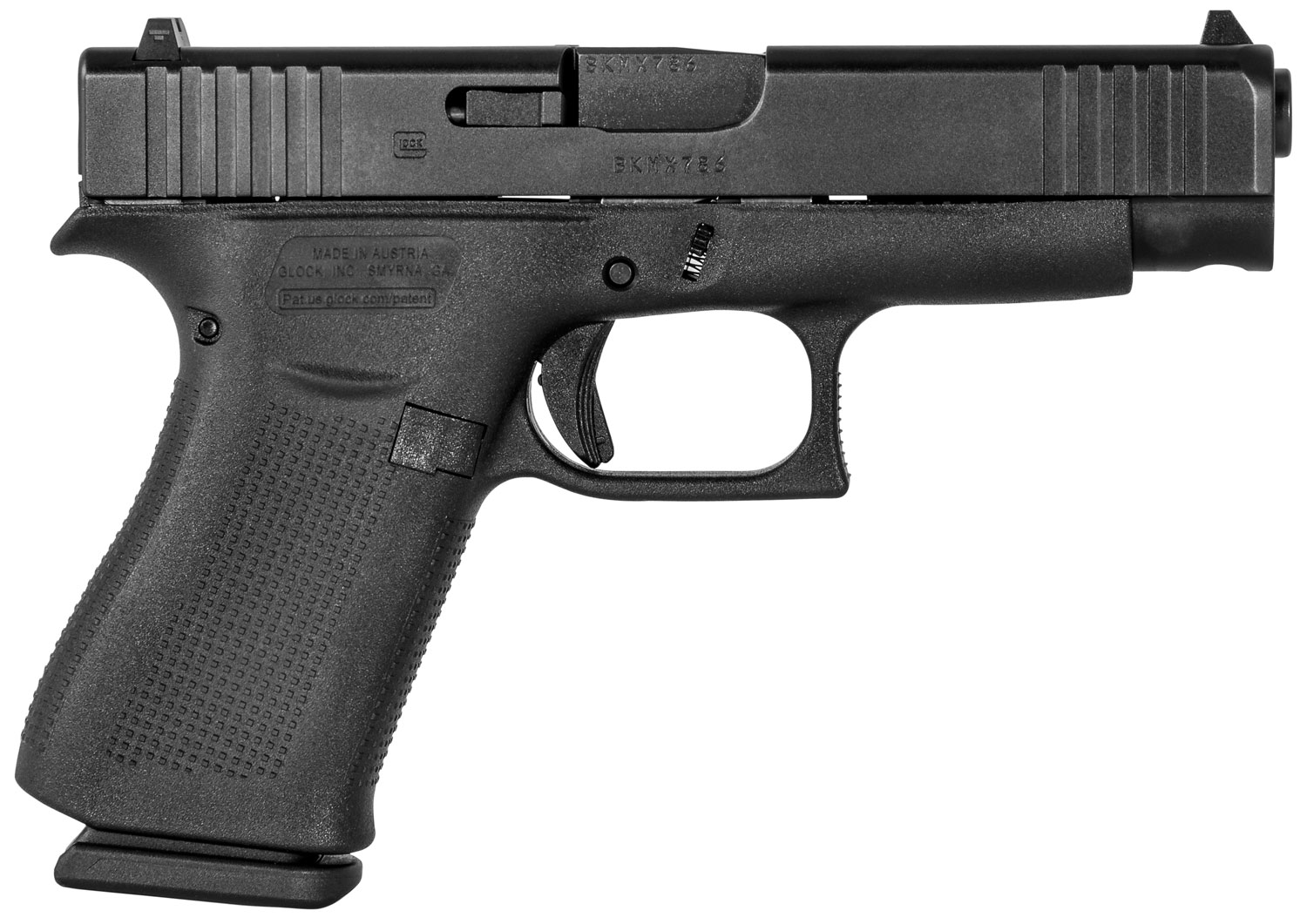 Glock PA4850201 G48  Slim Compact 9mm Luger 10+1 4.17