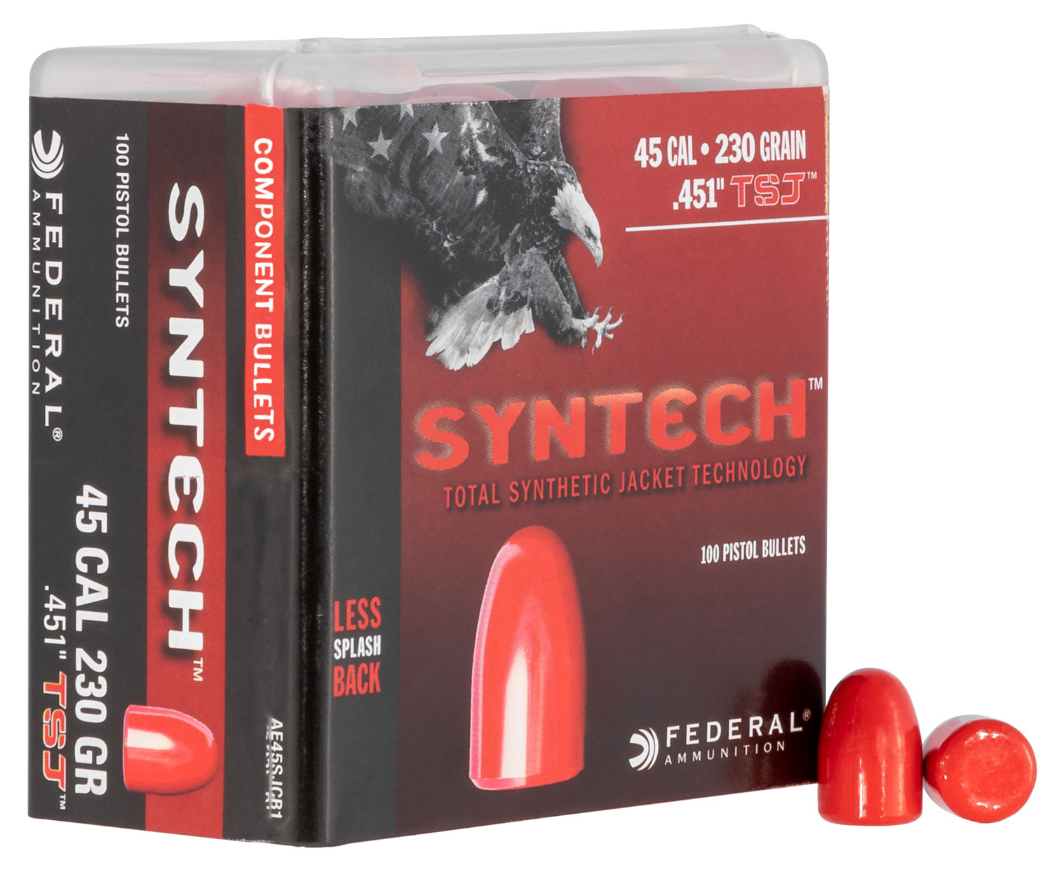 Federal AE45SJCB1 Syntech Component 45 Caliber .451 230 GR Total