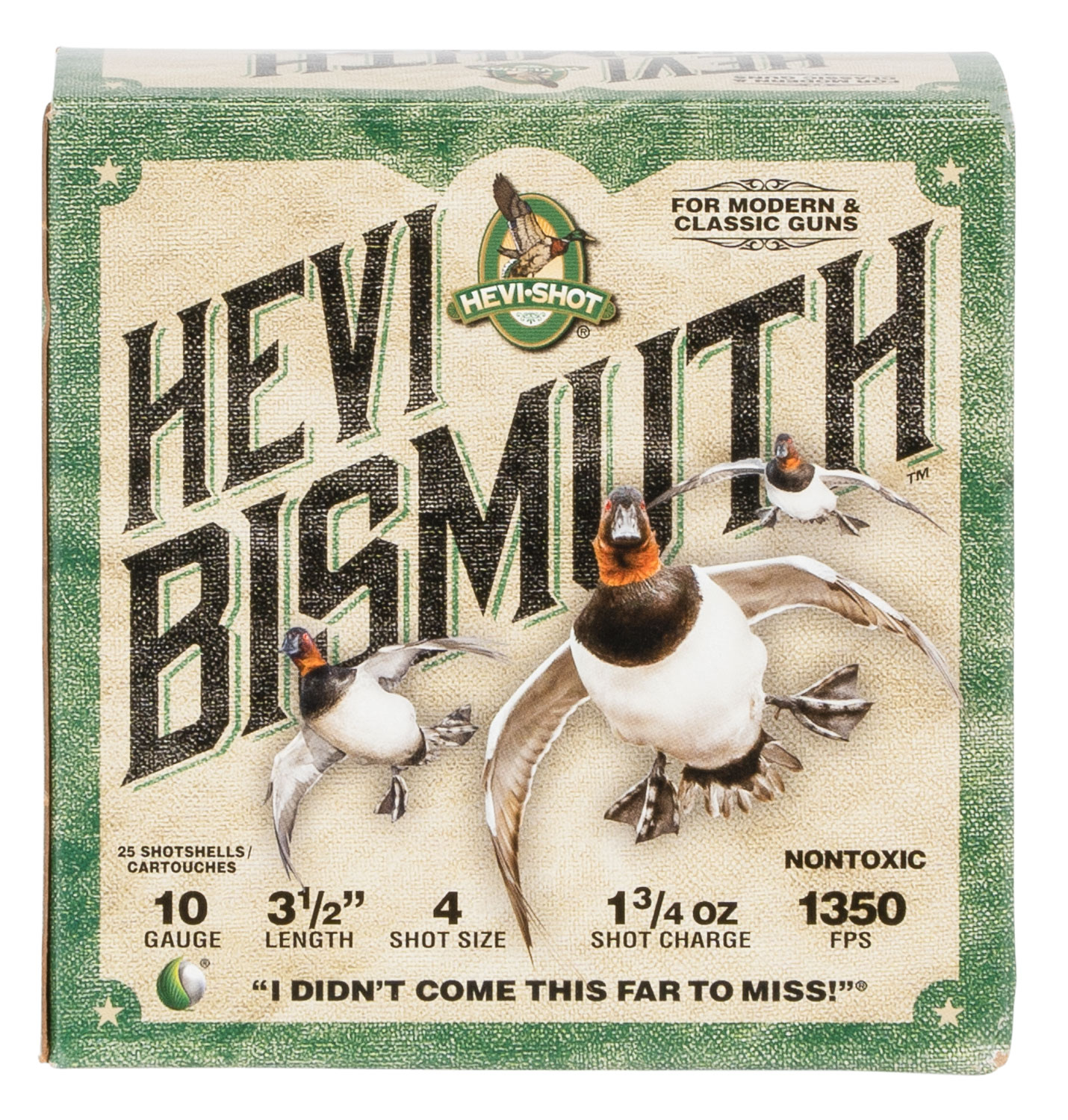 HEVI-Shot HS15504 Hevi-Bismuth Waterfowl 10 Gauge 3.5