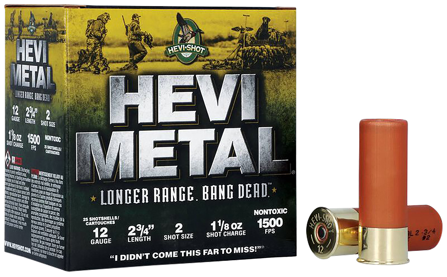 HEVI-Shot 38702 HEVI-Metal Long Range 12 gauge, 2-3/4