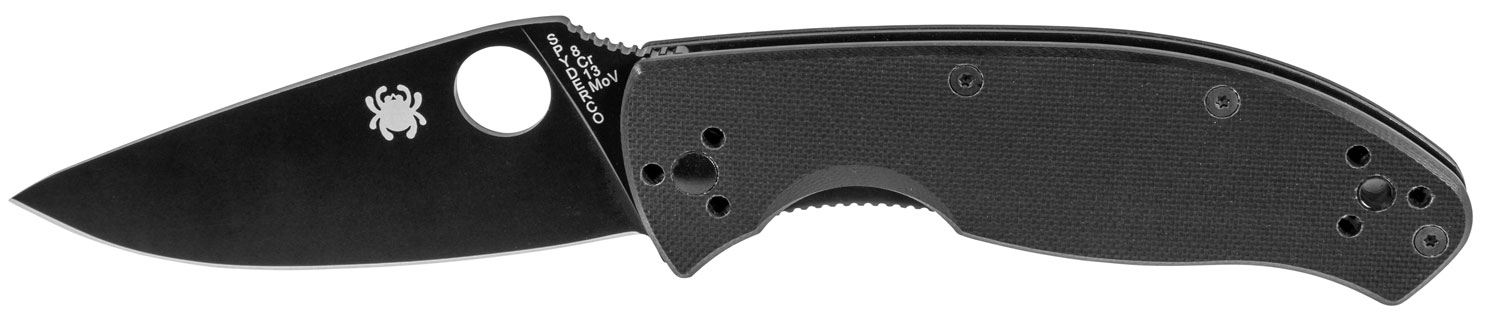 SPYDERCO TENACIOUS G-10 PLAIN BLK