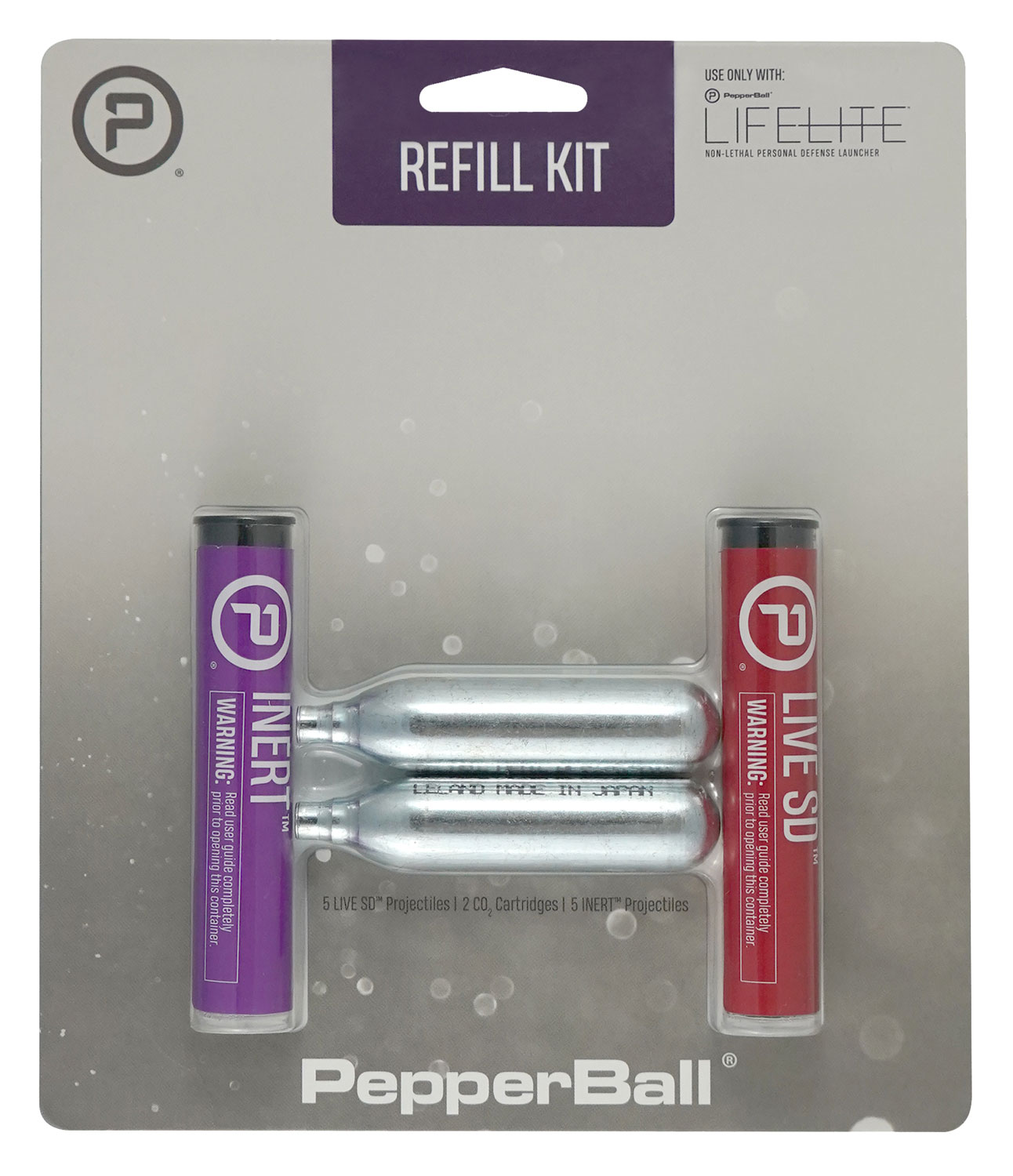 UTS/PEPPERBALL 970010178 LifeLite Refill Kit Includes Practice Projectile/SD PepperBall Projectile/2 CO2 Cartridges