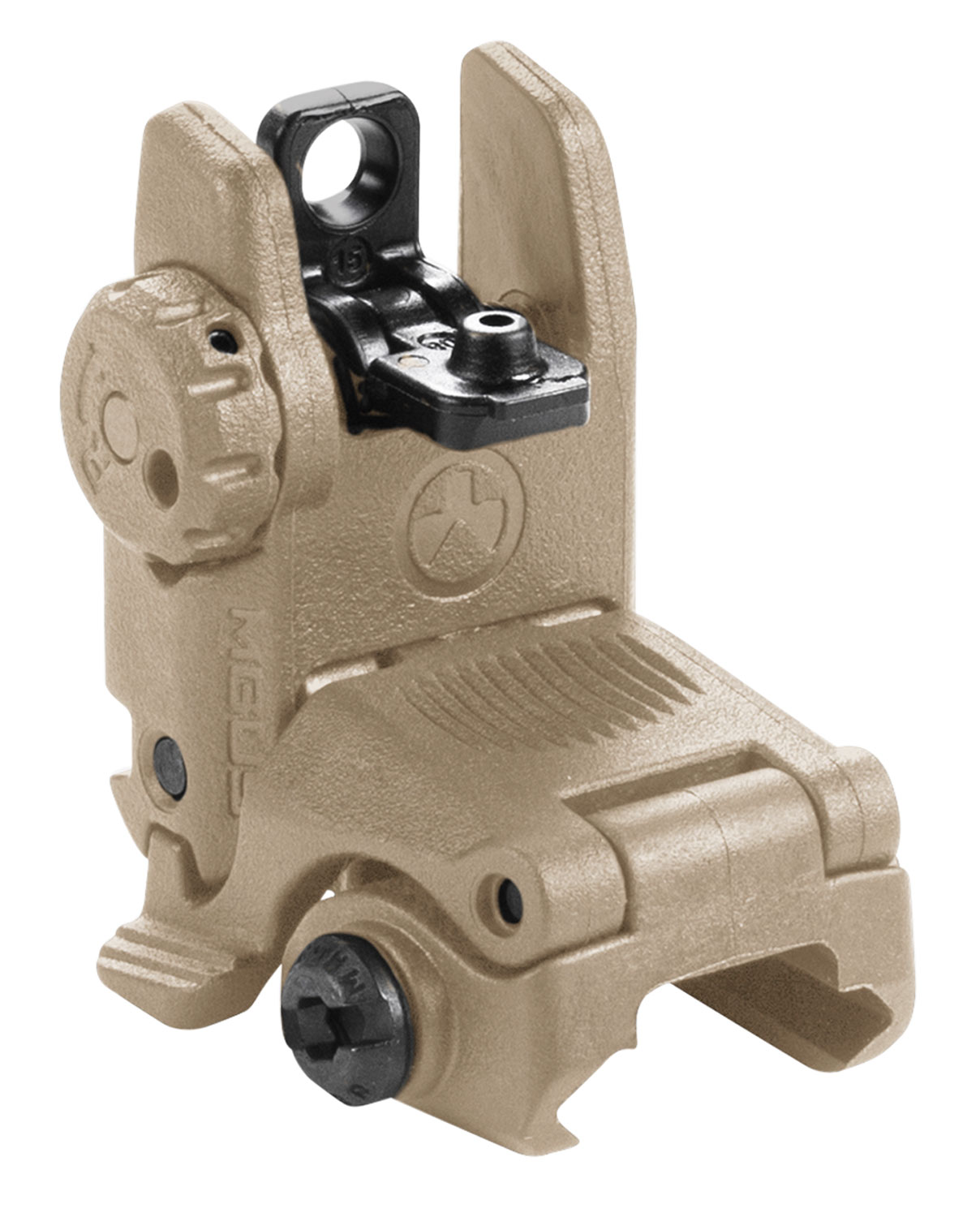 MAGPUL SIGHT MBUS REAR BACK-UP SIGHT POLYMER FDE!