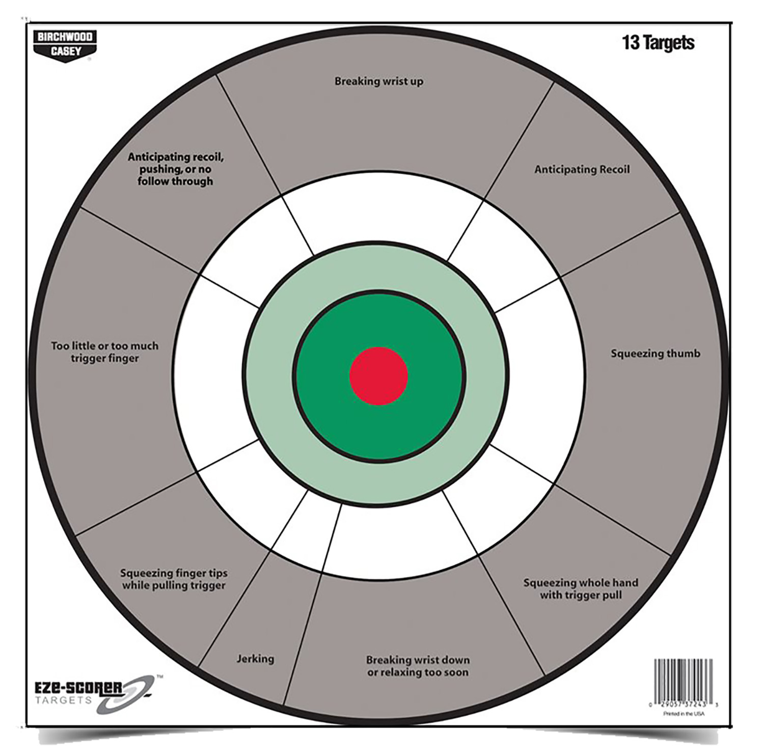 Birchwood Casey 37245 EZE-Scorer Handgun Trainer 12