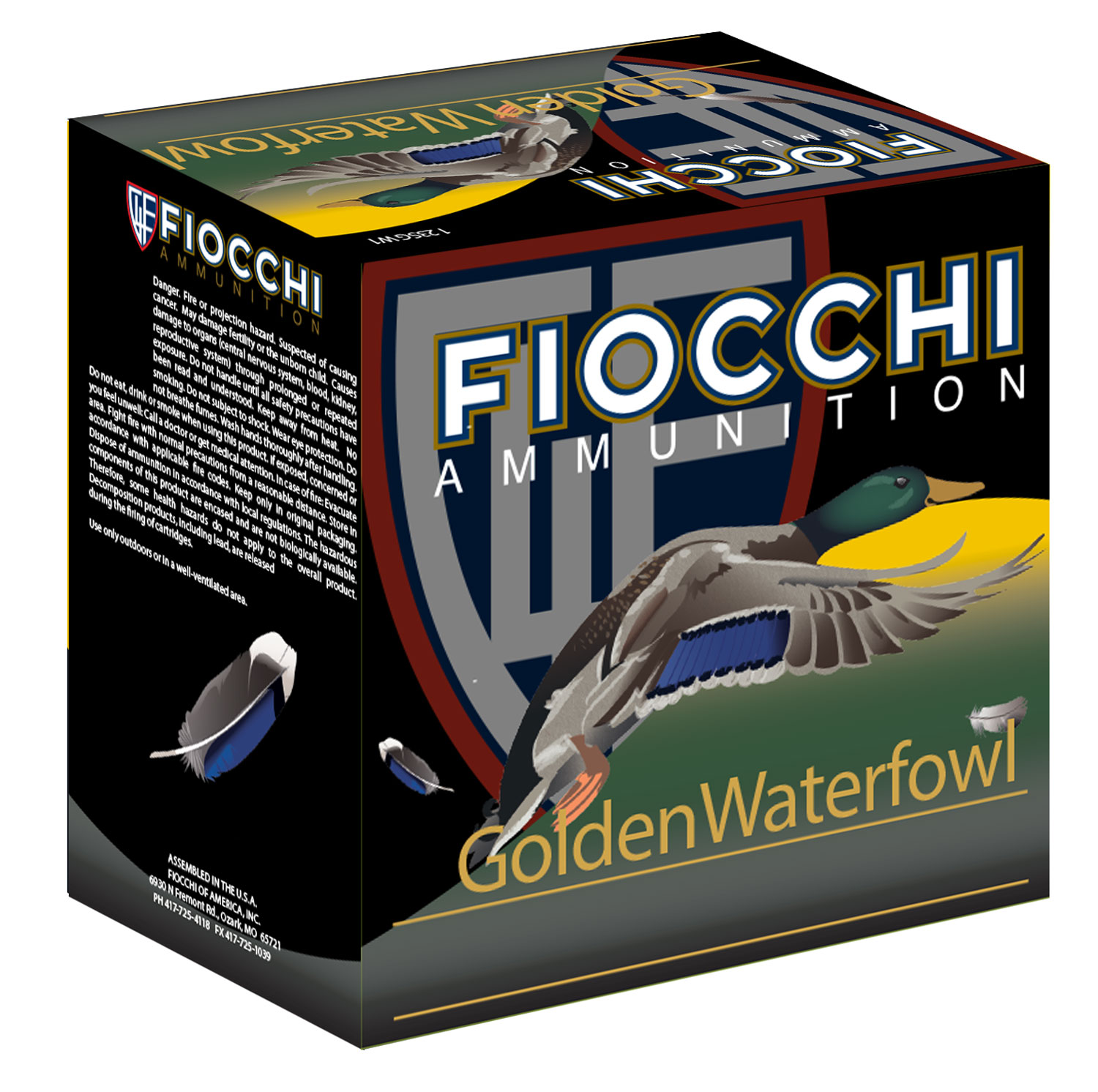 Fiocchi 123SGW3 Golden Waterfowl  12 Gauge 3