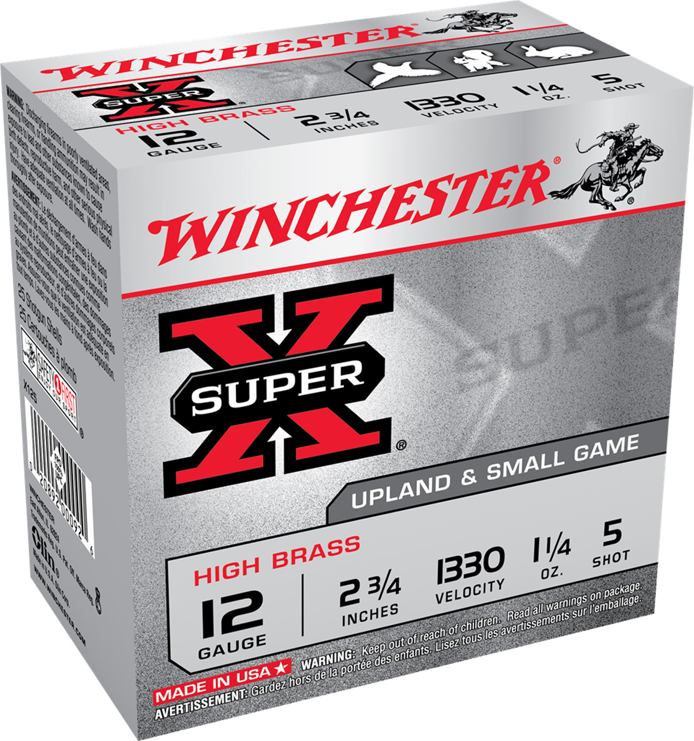 Winchester Ammo X125 Super X Game Load High Brass 12 Gauge 2.75