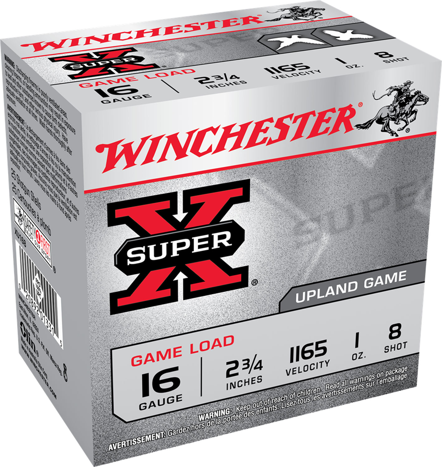 Winchester Ammo XU168 Super X Game Load 16 Gauge 2.75