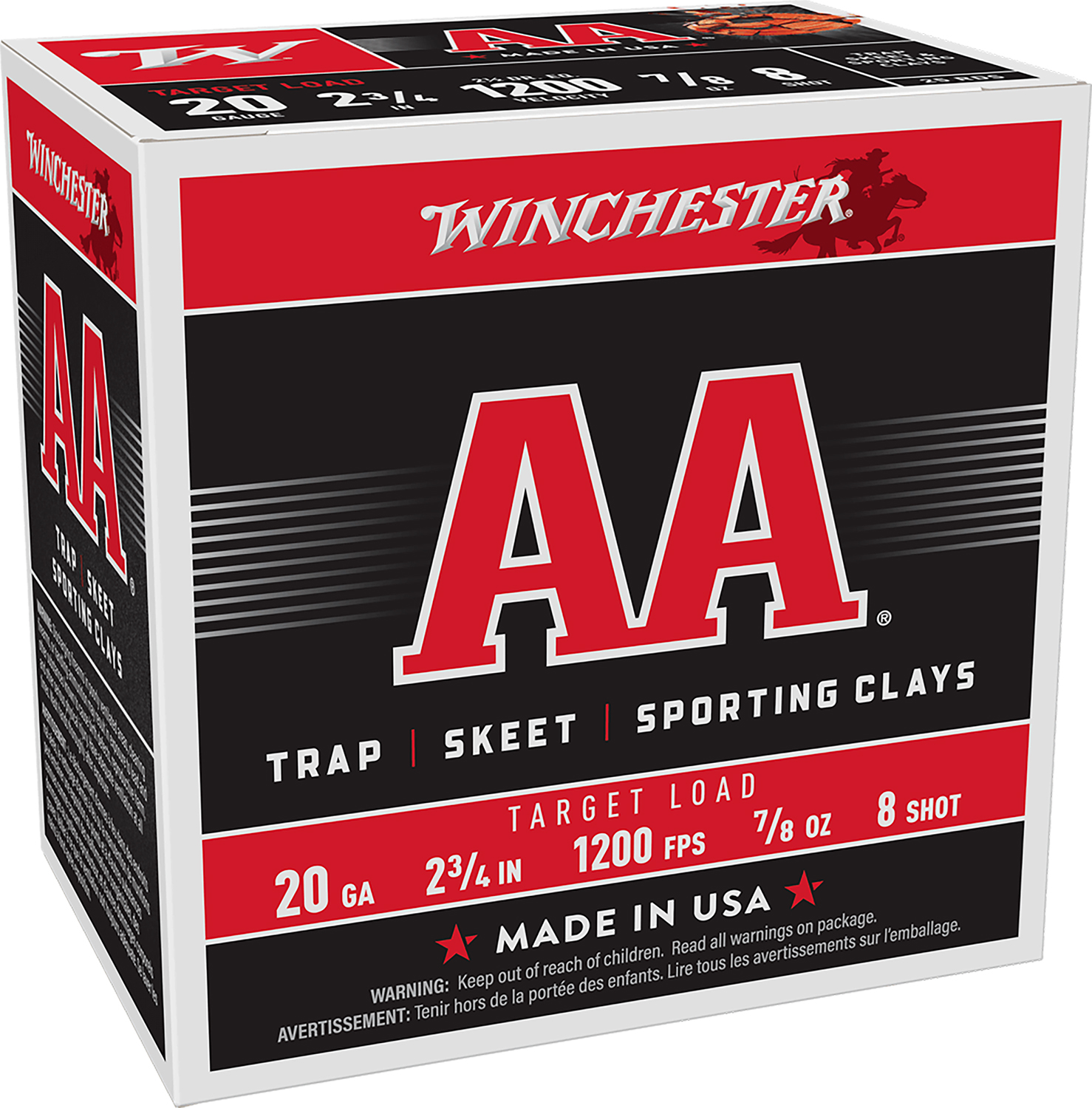 Winchester Ammo AA208 AA  20 Gauge 2.75