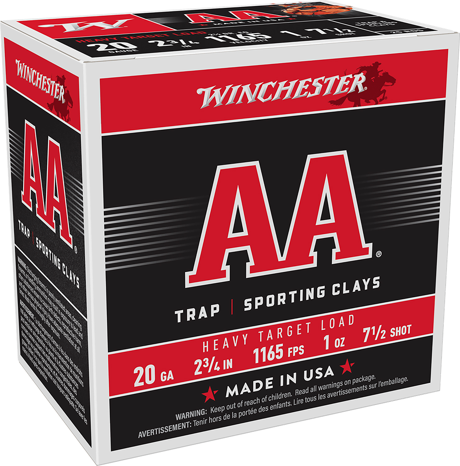 Winchester Ammo AAH207 AA Heavy 20 Gauge 2.75