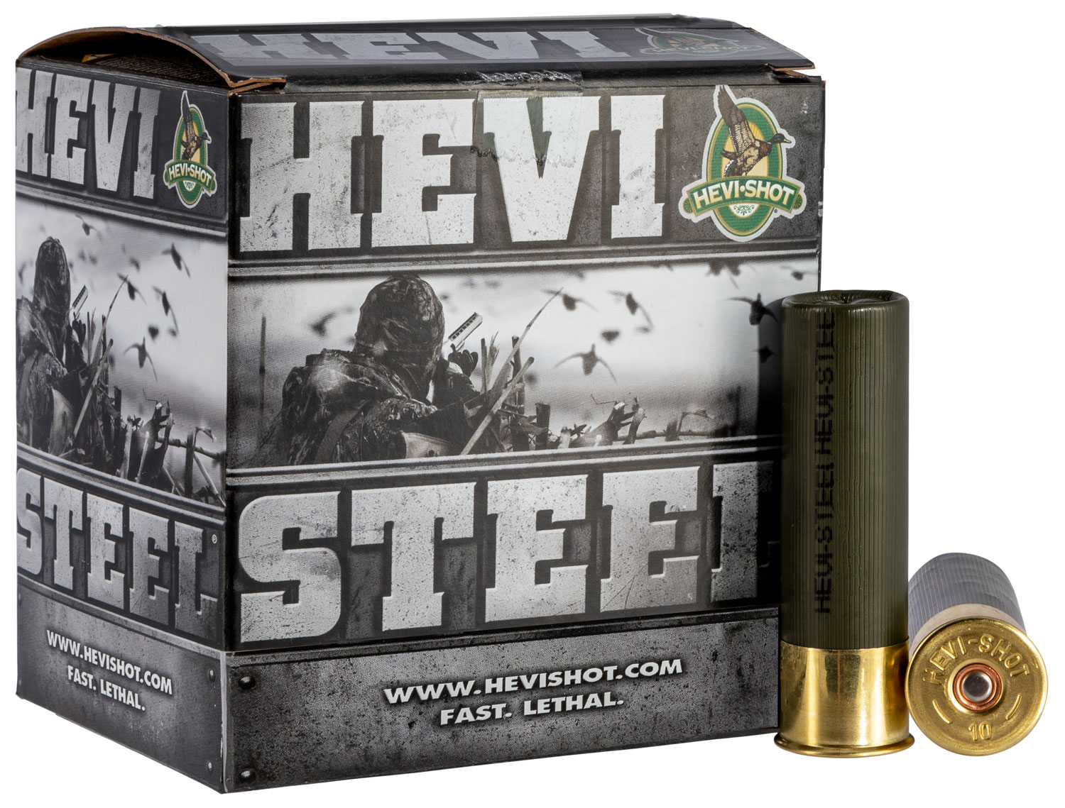 HEVI-Shot HS60004 Hevi-Steel 12 Gauge 3&amp;quot; 1 1/4 oz 4 Shot 25 Bx/ 10 Cs : SNG  Tactical
