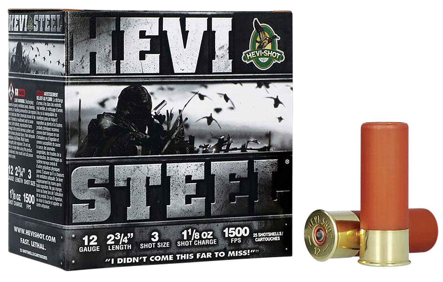HEVI-Shot HS61223 HEVI-Steel  12 Gauge 2.75