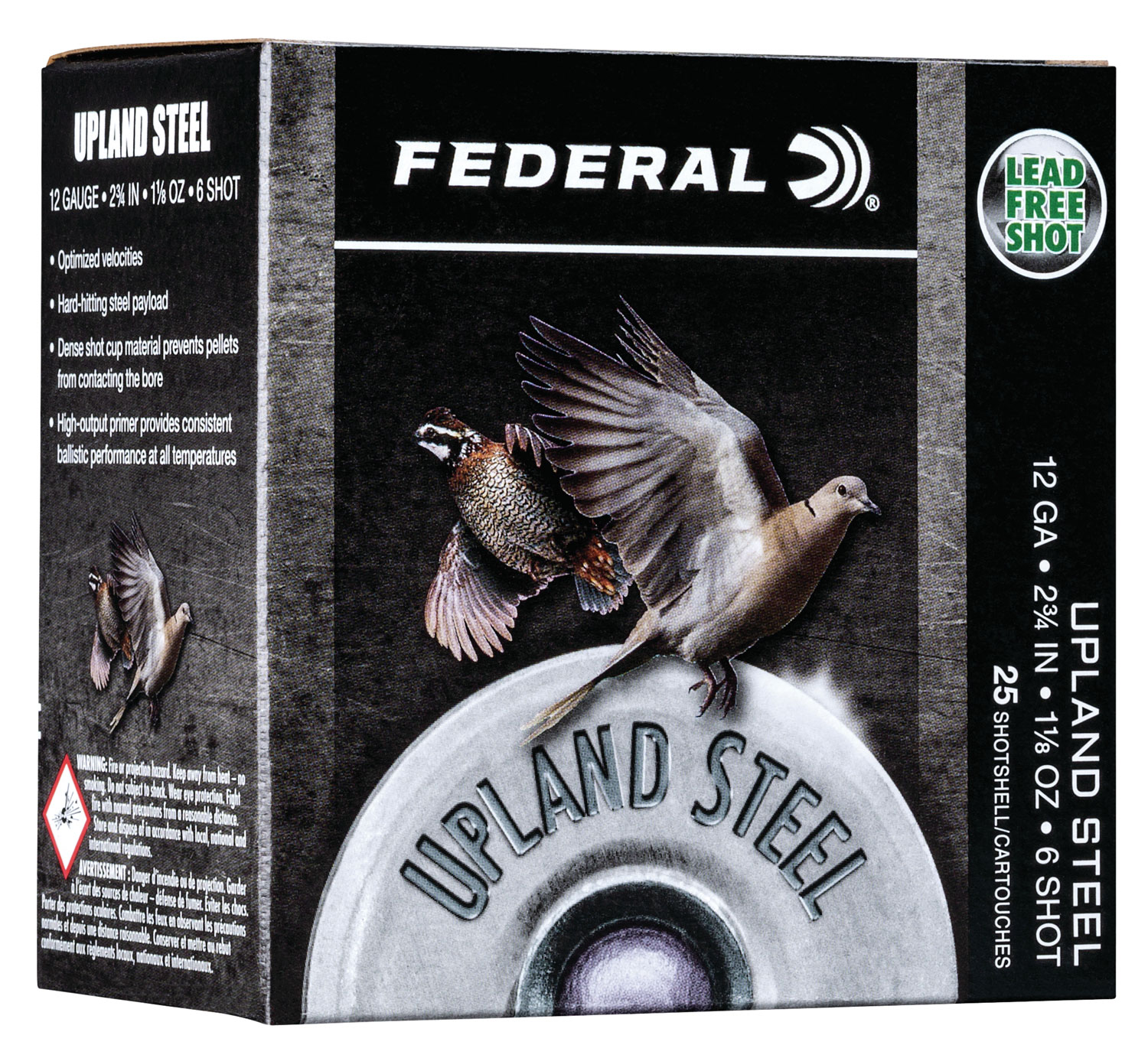 Federal USH126 Upland Field & Range 12 Gauge 2.75
