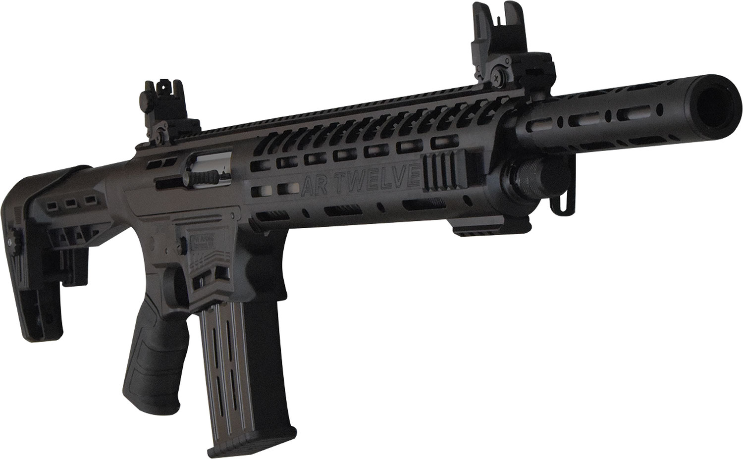 Panzer Arms AR 12 TACTICAL AR12 Standard Black Anodized 12 Gauge 20" 3