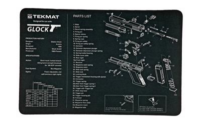 TekMat TEKR17GLOCK Glock Cleaning Mat Glock Parts Diagram 11