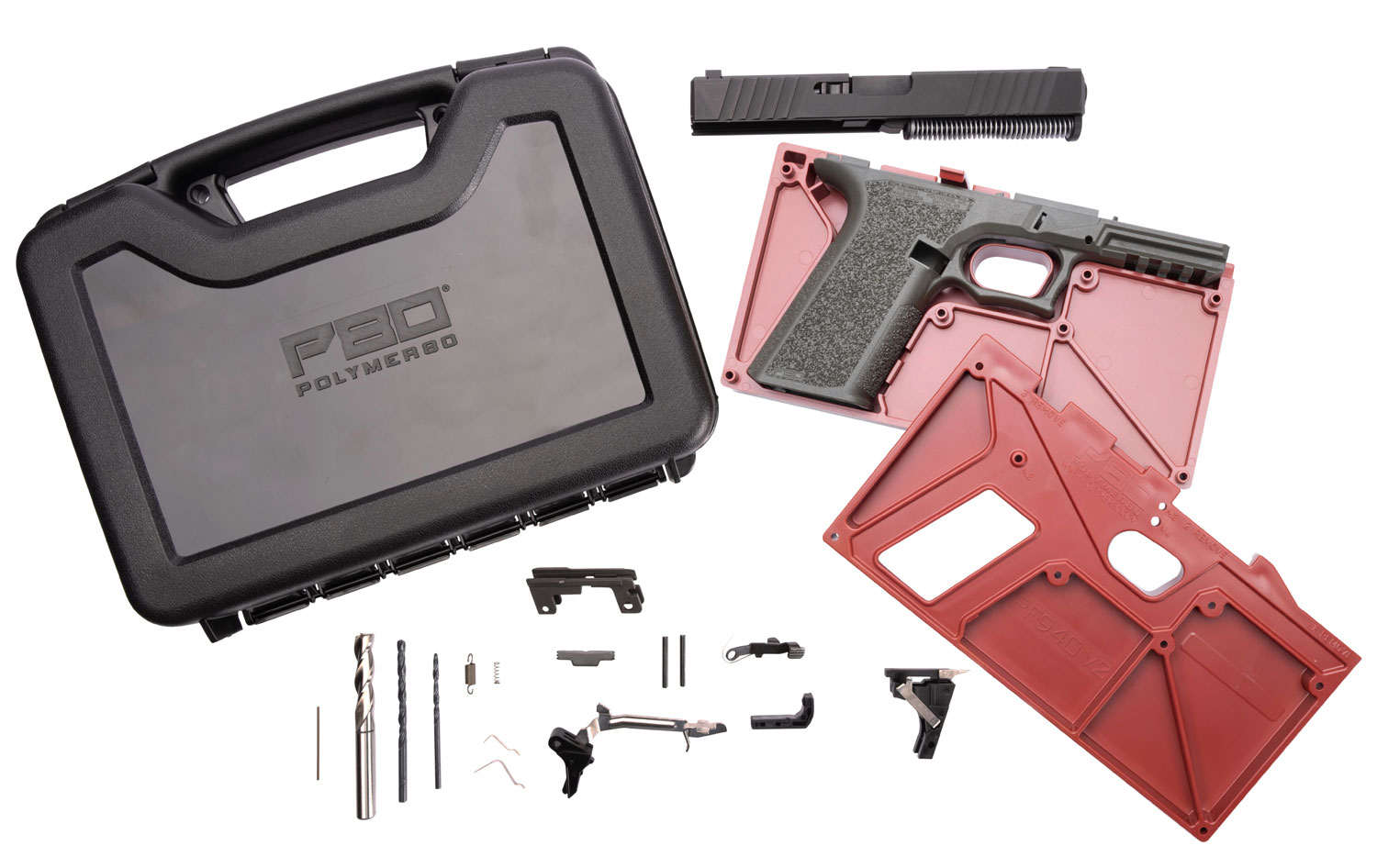 Polymer80 PF940V2BBSODG PF940v2 Buy Build Shoot Kit Glock 17/22 Gen3 Polymer OD Green 15rd