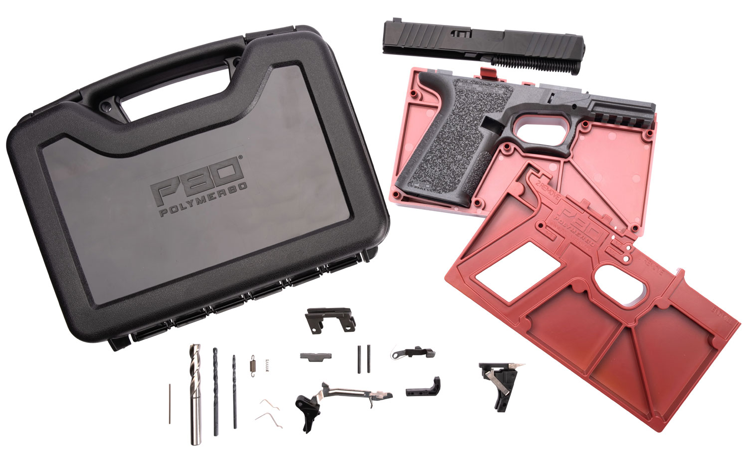 Polymer80 PF940CBBSCOB PF940C Buy Build Shoot Kit Glock 19/23 Gen3 Polymer Cobalt 15rd
