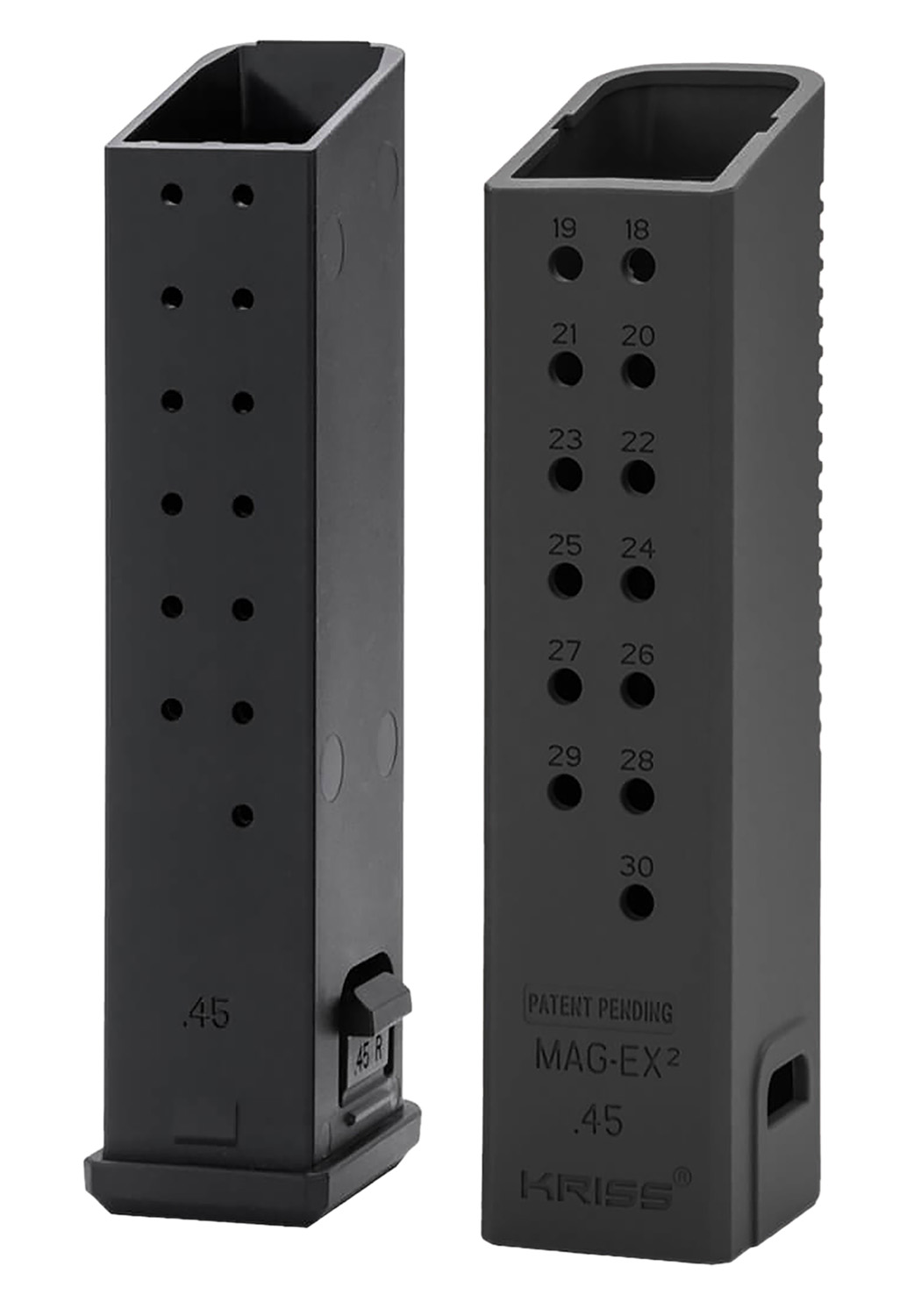 MAGEX2 EXTENSION KIT 45ACP BLK | KVA-MX2K45BL00