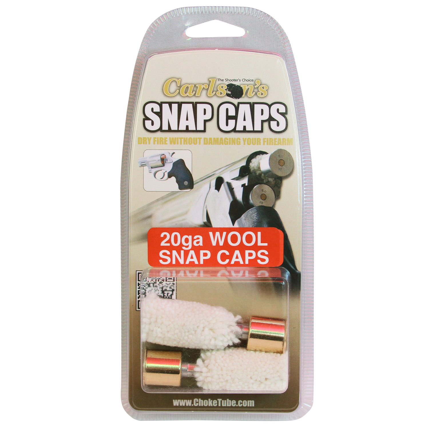 Carlson's Brass Wool 20ga Shotgun Snap Caps - 2/ct